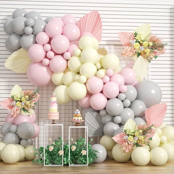 Набор воздушных шаров Macaron, Гирлянда, Арка, Декор для свадьбы, Дня рождения, Детские Принадлежности для Дня рождения, Свадебные Баллоны, Латексный Баллон, Детский Душ.