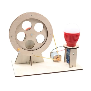 Наборы для научных экспериментов с ручным генератором электрической лампочки для учащихся 8 лет＋