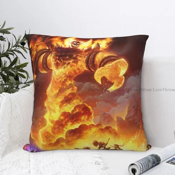 Наволочка Fire Cojines для наволочек World Of Warcraft Подушка Для домашнего дивана-кресла с декоративным принтом Coussin
