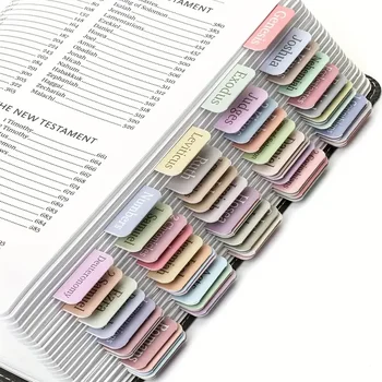 Наклейка с Библией Morandi Color на 5 листов, с возможностью записи, Съемные персонализированные самоклеящиеся наклейки-закладки, Канцелярские принадлежности