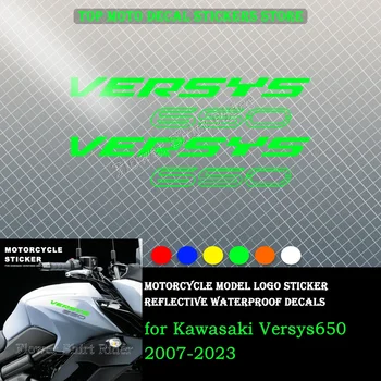 Наклейки на мотоцикл Водонепроницаемая наклейка для Kawasaki Versys650 Versys 650 2007-2023 Светоотражающие водонепроницаемые наклейки