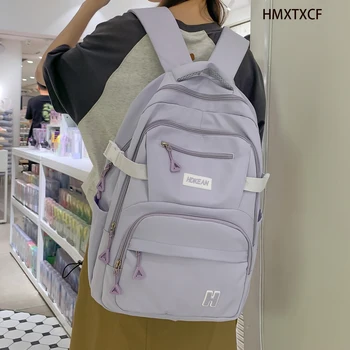 Нейлоновый рюкзак Новой большой емкости с множеством карманов, мужская и женская дорожная сумка со вставкой и пряжкой, школьный рюкзак унисекс