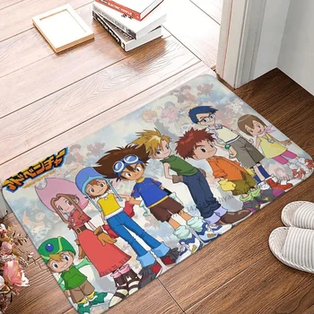 Нескользящий коврик Digimon Adventure, коврик для гостиной, плакат, ковер для прихожей, коврик для входной двери, домашний декоративный коврик