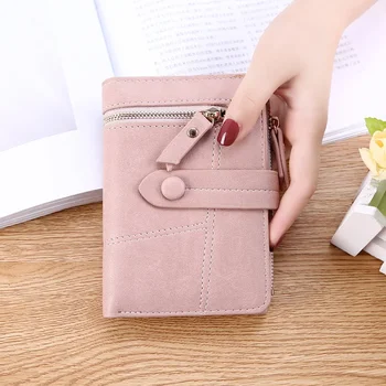 Новая женская короткая японская версия кошелька Tide Small Fresh Student, многофункциональный складной кошелек для наличных денег, кошелек-Портмоне