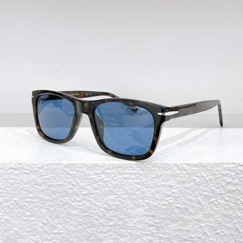 Новый DB 7011/S Элитный дизайнерский бренд ручной работы из ацетатного волокна UV400, мужская уличная мода, Женские персонализированные солнцезащитные очки