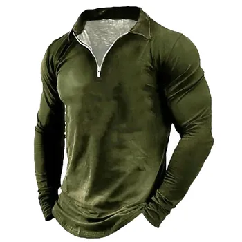 Новый мужской пуловер с 3D принтом, уличная мода, пуловер с длинным рукавом, повседневная мужская футболка, дышащие тренировочные рубашки на молнии