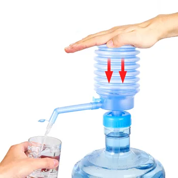 Новый чистый и гигиеничный Портативный ручной пресс для питьевой воды в бутылках со съемной трубкой, инновационный ручной вакуумный насос-дозатор