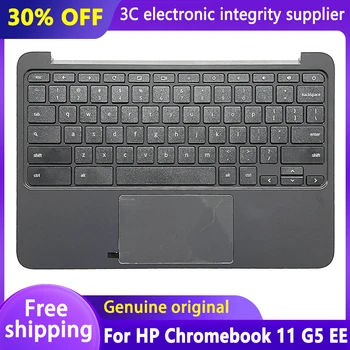Оригинальная Клавиатура для ноутбука US/SP/SW для HP Chromebook 11 G5 EE С Подставкой для рук, Верхняя Крышка, Английская Замена, Черный 917442-001