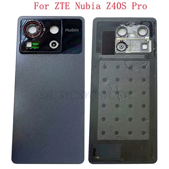 Оригинальная Крышка Батарейного Отсека Задняя Дверца Корпуса Для ZTE Nubia Z40S Pro Задняя Крышка с Деталями для Ремонта Объектива Камеры