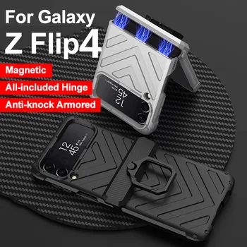 Оригинальный Магнитный Универсальный чехол GKK Для Samsung Galaxy Z Flip4 Case Бронированный Держатель Жесткий Чехол Для Galaxy Z Flip3 Fold3
