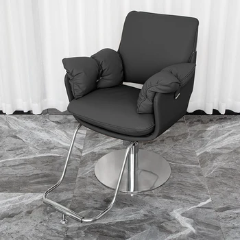 Откидывающиеся парикмахерские кресла Эргономичный Вращающийся стул для стилиста, Косметический Туалетный столик Silla Giratoria, Современная мебель