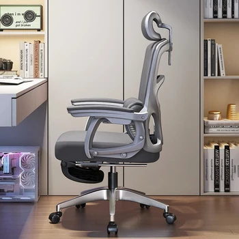 Офисное кресло для кабинета, передвижное кресло с откидной спинкой, вращающееся напольное офисное кресло с откидным подлокотником, Роскошная мебель Fauteuil Bureau