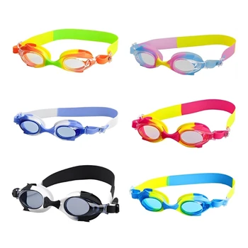 Очки для плавания, детские очки для плавания с быстрорегулируемым ремешком, детские очки для плавания