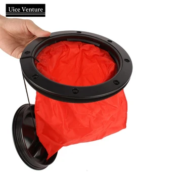 Палубная плита для каяка с винтами 8шт, водонепроницаемая крышка для палубы для каноэ с красной сумкой для хранения для морских прогулок на водных видах спорта