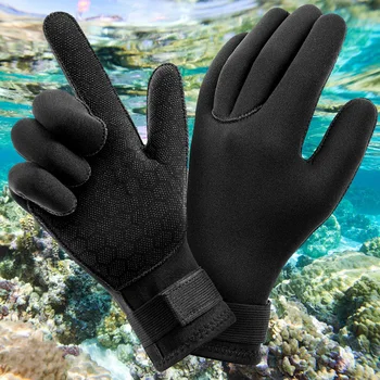 Перчатки для дайвинга, серфинга, гидрокостюма, перчатки из 3 мм неопрена, термозащитные, Гибкие Для подводной охоты, плавания, рафтинга, гребли на каяках.