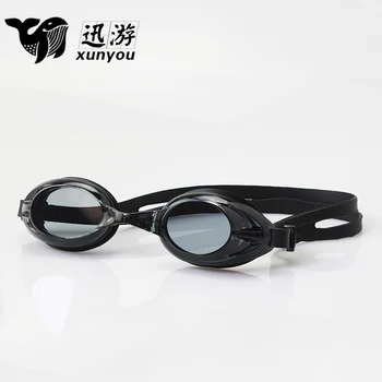 Плавательные очки XUNYOU для мужчин и женщин, Профессиональные противотуманные, Водонепроницаемые, Силиконовые, Регулируемые Очки для бассейна, Очки для дайвинга Оптом