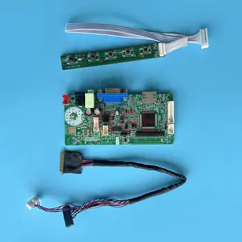 Плата контроллера ЖК-экрана Подходит для HB156WX1 HT156WXB NT156WHM 1366*768 HDMI-Совместимый VGA DIY Kit 15,6 