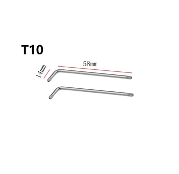 Поворотный винт Torx Отвертки T30/T20/T25 / T10/T15 2-Полосный 2 шт./компл. Гаечный Ключ Малого Размера Из легированной Стали С Двойной головкой