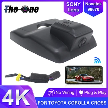 Подключи и играй Автомобильный Видеорегистратор Wifi Видеомагнитофон 4K Dash Cam Камера Оригинальная Для Toyota Corolla Cross Frontlander 2022 Автомобильные Аксессуары