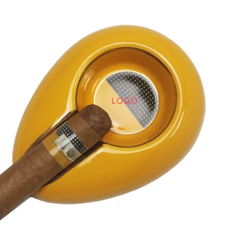 Портативная Керамическая Пепельница для сигар, Креативный дисплей в европейском стиле, Крупнокалиберная Пепельница с одним слотом, Аксессуары для курения