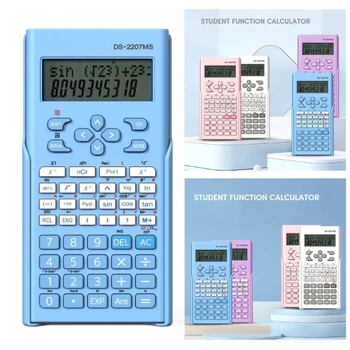 Портативный научный калькулятор Y5GE 12-значный широкоформатный многофункциональный инструмент для экзамена