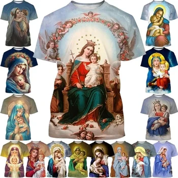 Последняя летняя религиозная вера, футболка с 3D-принтом 