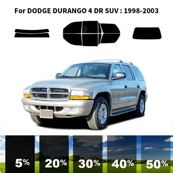 Предварительно Обработанная нанокерамика car UV Window Tint Kit Автомобильная Оконная Пленка Для Внедорожника DODGE DURANGO 4 DR 1998-2003