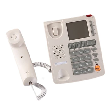 Проводной Настольный стационарный телефон с дисплеем вызывающего абонента для стойки регистрации