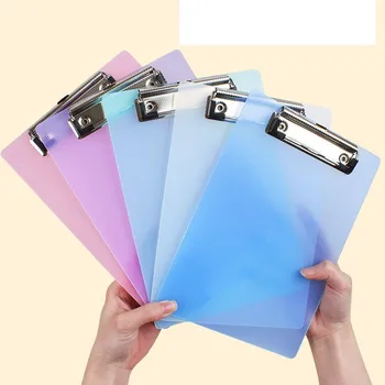 Прозрачный Цветной пластиковый буфер обмена формата А4, студенческая доска для письма, блокнот для рисования художника, Копировальная пластина, зажим для офисных папок, коврик