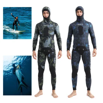 Профессиональная мужская Одежда для Рыбалки 3,5 мм, Костюм Для Подводной Охоты, Камуфляжная Раздельная Одежда От холода для Подводной охоты