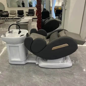 Профессиональное Электрическое кресло для мытья волос Head Spa, Косметическое Кресло для бритья Kappers, Мебель для парикмахерской CY50XT
