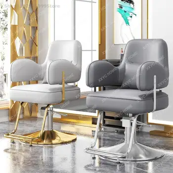 Прочные парикмахерские кресла, парикмахерское кресло в европейском стиле, кресло для переодевания, кресло с откидной спинкой, мебель Cabeceros