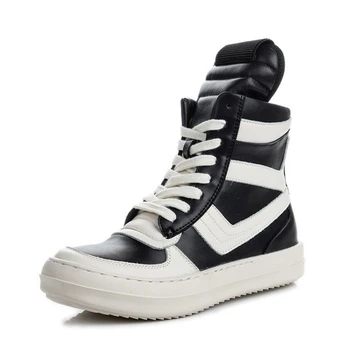 Размер 35-44, высокие кроссовки, обувь в стиле уличный хип-хоп, черно-белая цветная обувь с блокировкой, повседневные кроссовки унисекс