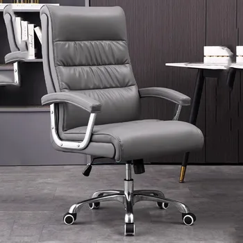 Расслабляющее Компьютерное кресло в форме банта Кожаное Офисное кресло с высокой спинкой Кресло для конференций Кресло для учебы Мебель для салона Silla Giratoria