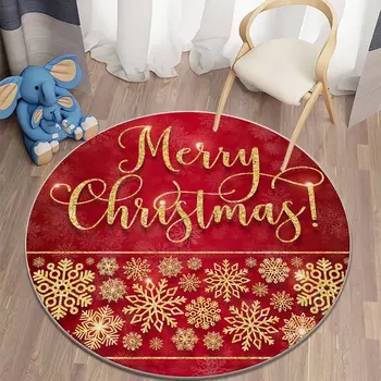 Рождественский домашний декор, ковры для гостиной, коврик для спальни, прихожая, коврик для входной двери, Кухня, дверь в ванную, противоскользящий коврик для пола