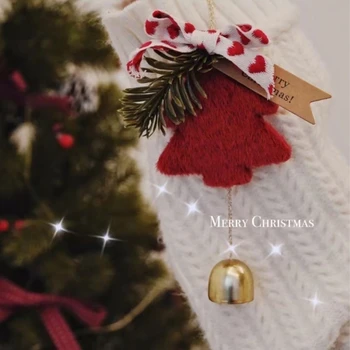 Рождественский подарок ручной работы Плюшевые Вешалки для Рождественской елки Имитация декора в форме сосны
