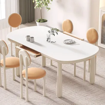 Роскошный Кухонный Органайзер для украшения обеденного стола, консоль для маленькой квартиры, обеденный стол, современные стулья, набор мебели Mesa