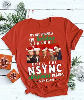 Сезон отпусков До выхода рождественского альбома Nsync Повторяется В Красной футболке FN21