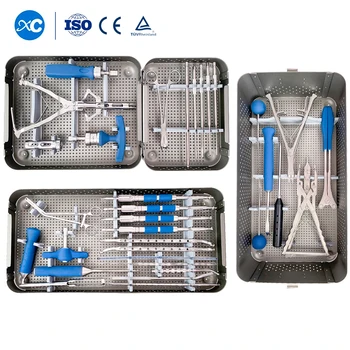Сертифицированные CE и ISO Инструменты для винтовой системы ножек для пиломатериалов диаметром 5,5 мм, Набор ортопедических хирургических инструментов для позвоночника