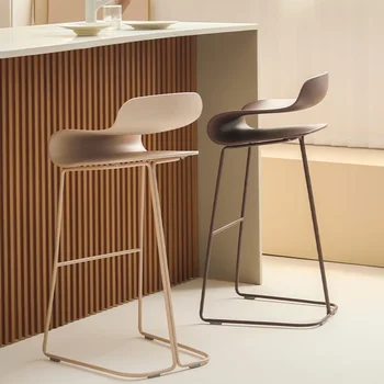 Скандинавский современный дизайн барного стула Простые кухонные стулья с высоким островом Для приема кофе Cadeira Stuhl Sandalye Furniture HD50BS