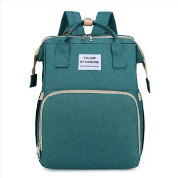 Складная сумка для мамы большой емкости, новый модный рюкзак для мам с детьми, сумка для мамы и ребенка, складная кроватка