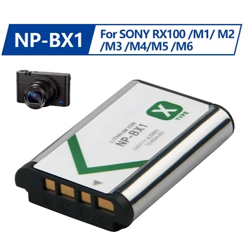 Сменный Аккумулятор Sony NP-BX1 Для RX100 M6 M5 M1 M2 M3 M4 RX1 RX1R WX300 WX350 HX300 HX400 HX350 HX90 Camere Battery