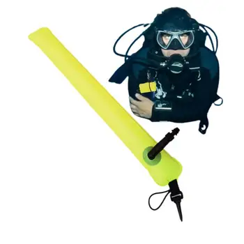Снаряжение для подводного плавания с надводным маркерным буем Mini Buoy 210D Из нейлоновой ткани С D-образным кольцом с покрытием TPU и автоматической герметизацией для подводного плавания