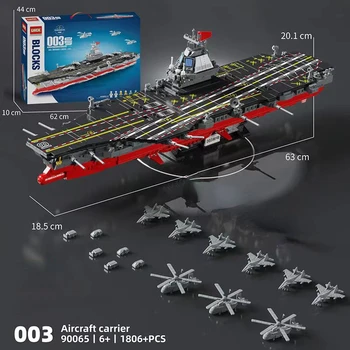 Совместим с военными строительными блоками Lego армейский самолет Крейсер эсминец военный корабль Линкор Оружие DIY Игрушки для мальчиков Подарок