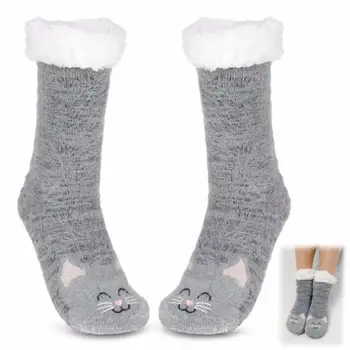 Стильные Термоноски M, Женщины любят теплые и дышащие Хлопчатобумажные носки, Зимние Носки для сна