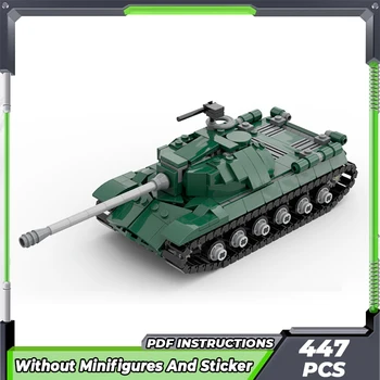 Строительные кирпичи Moc Военная модель IS-3 Технология тяжелого штурмового танка Модульные блоки Подарки Рождественские игрушки Наборы 