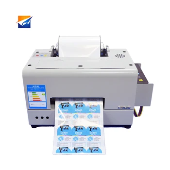 Струйный принтер для печати рулонных этикеток с шестицветными водонепроницаемыми наклейками из ПВХ ZYJJ