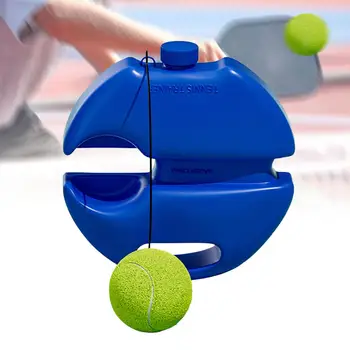 Теннисный тренажер с отбивающим мячом для самоподготовки Портативный рикошетный тренажер для занятий теннисом