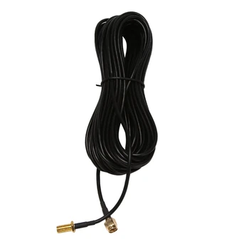 Удлинительный кабель для подключения антенны Wi-Fi 10X RP -SMA от мужчины к женщине Черный 10 М