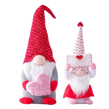 Украшения Tomte Gnome на День Святого Валентина, Шведские плюшевые куклы Gnome ручной работы, Gnome XX9B